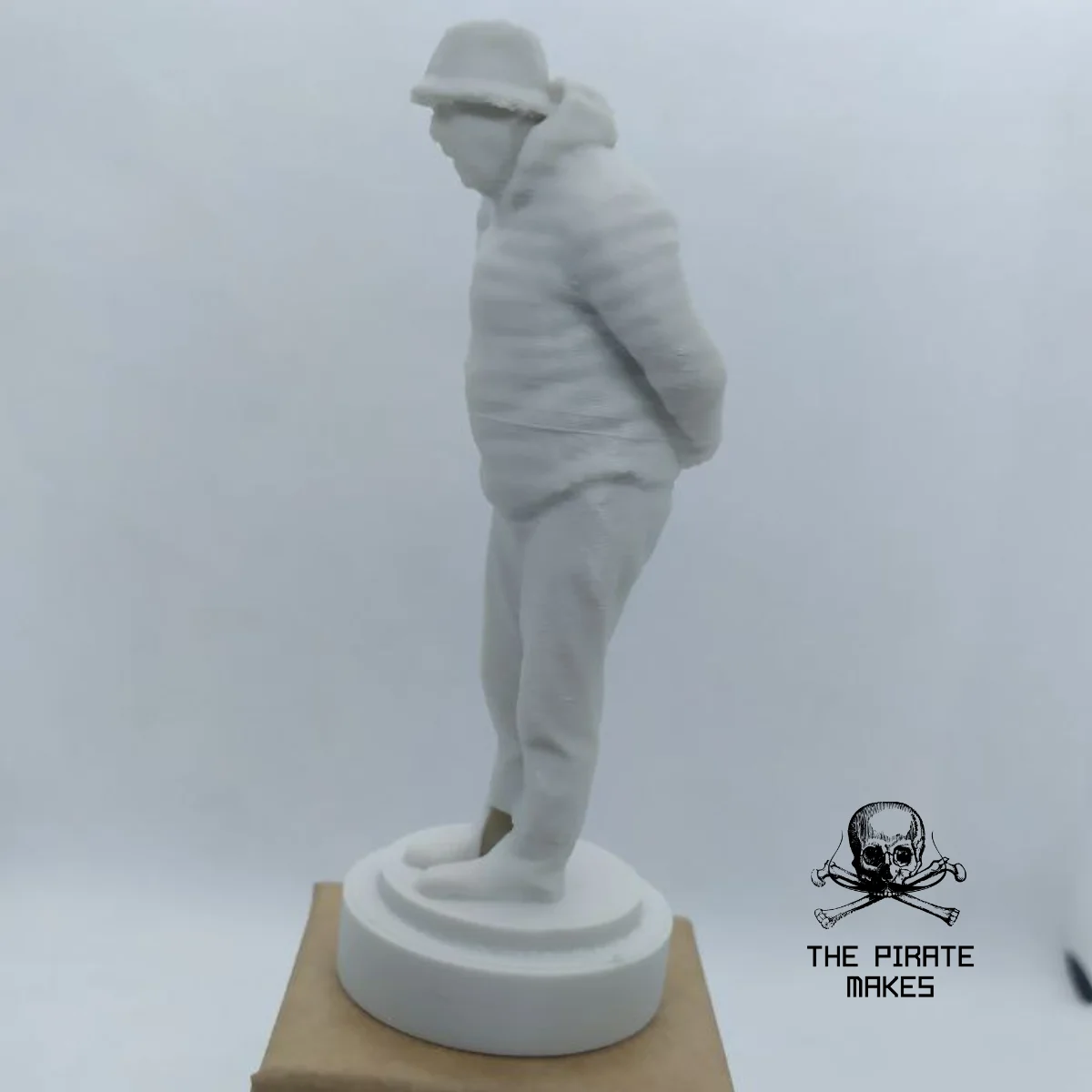 Umarell 3D printed - Prodotto di artigianato digitale - Adattatore per dischi in vinile